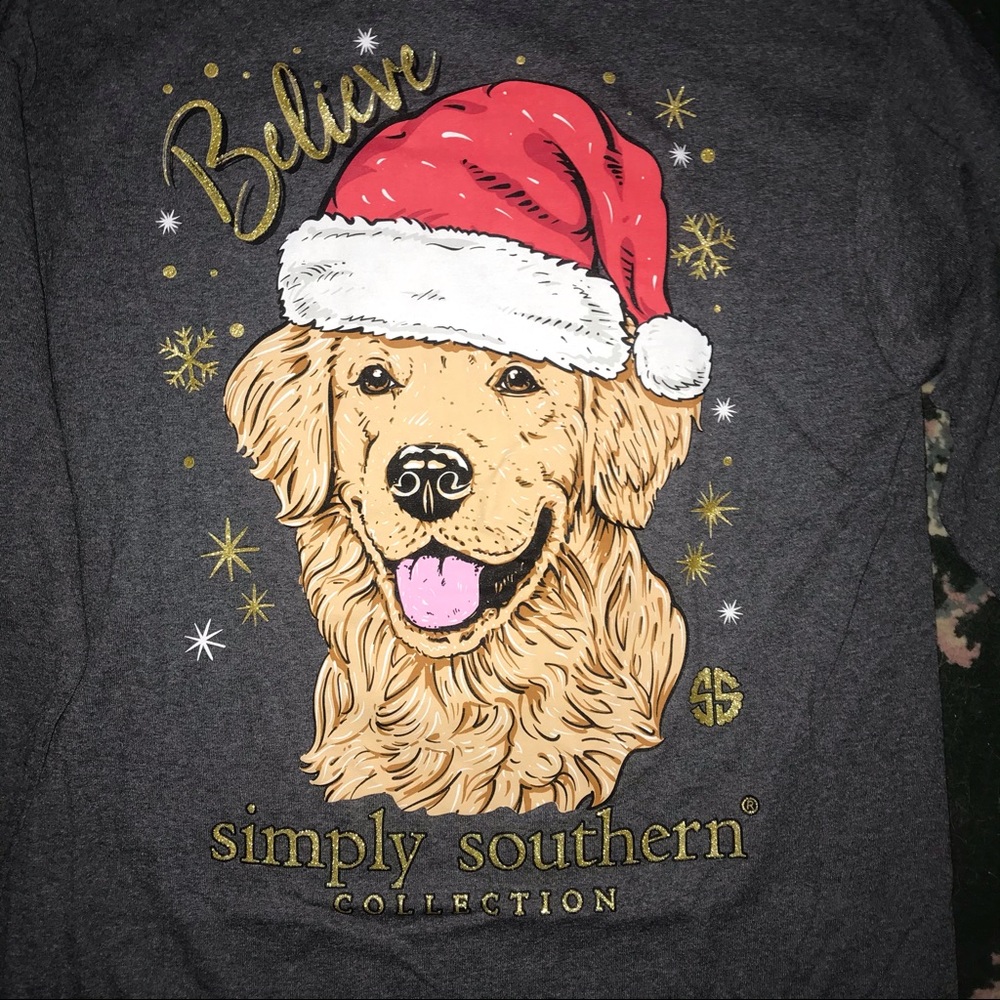 Simply Southern Golden Retriever long sleeve